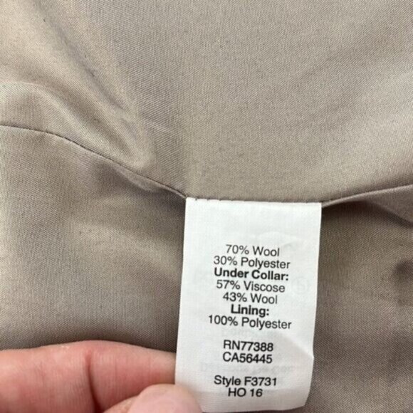 J Crew Lightweight Wool Blazer Black Flap Pockets 2 Button Vented Jacket 2 - Picture 11 of 13